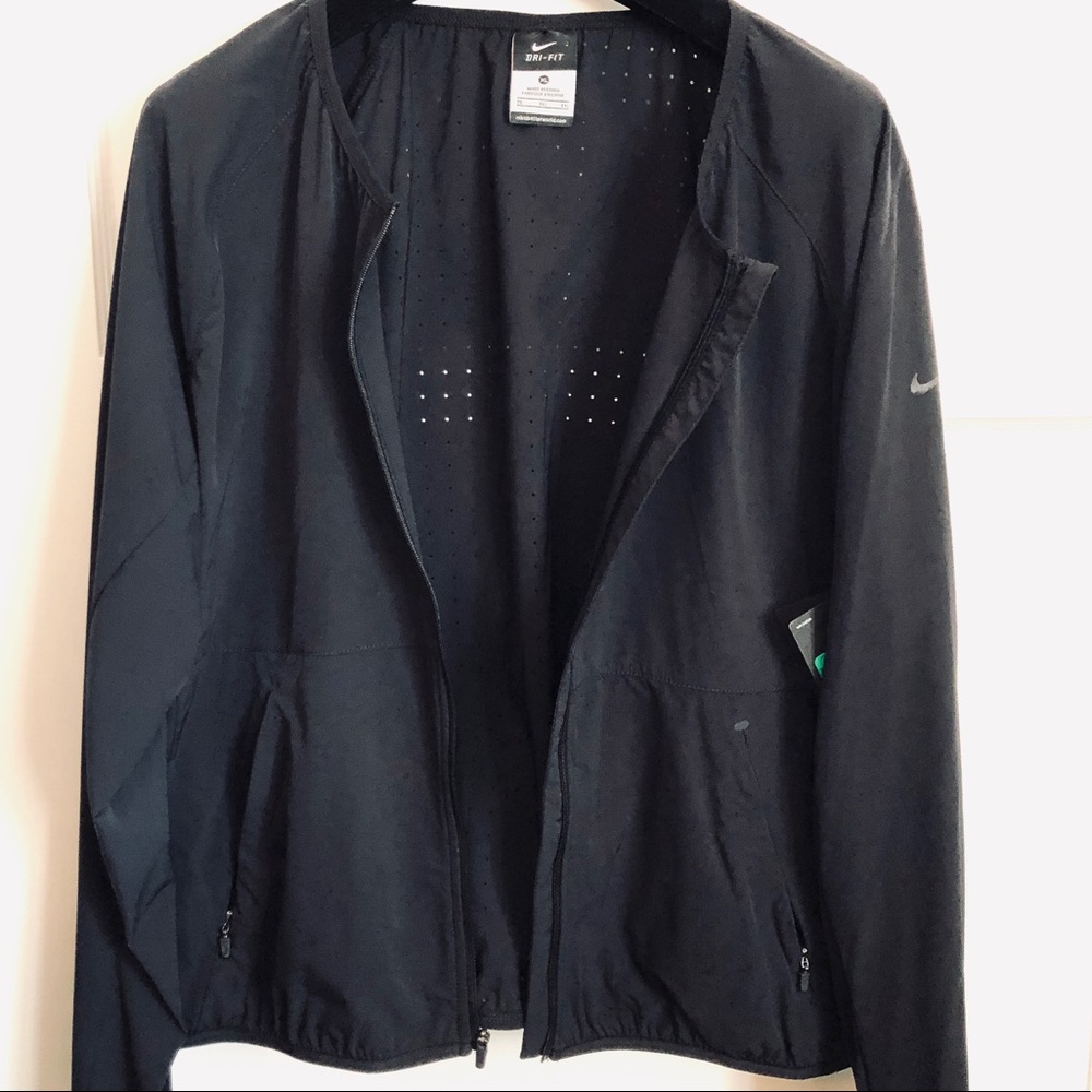Nike Woven Bliss Zip-Through Training Black Cover